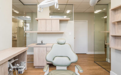 View from Front of Dental Chair