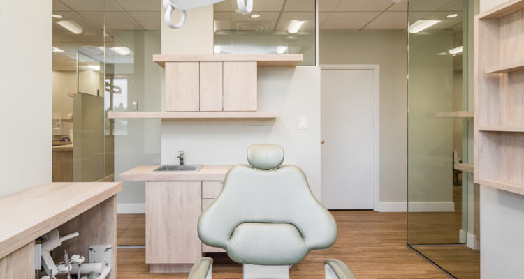 View from Front of Dental Chair