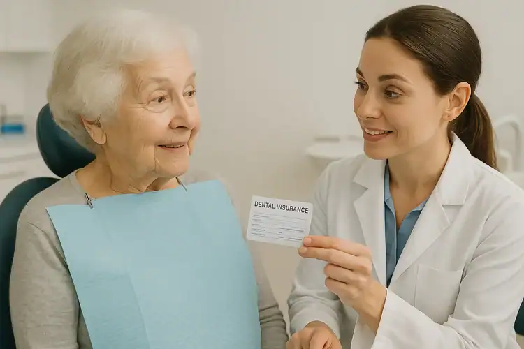 A realitsic picture demonstarting dental coverage BC for seniors