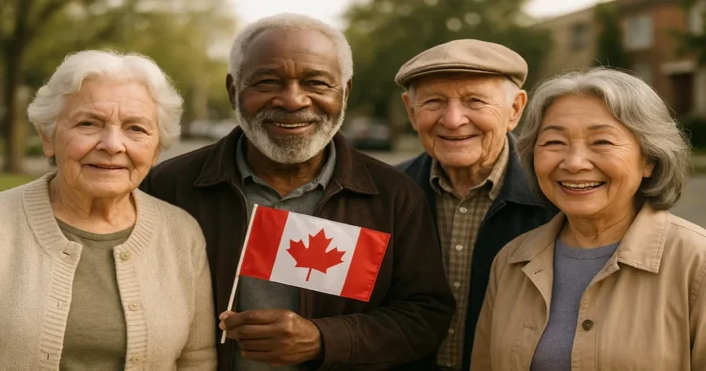 a picture of canadian seniors