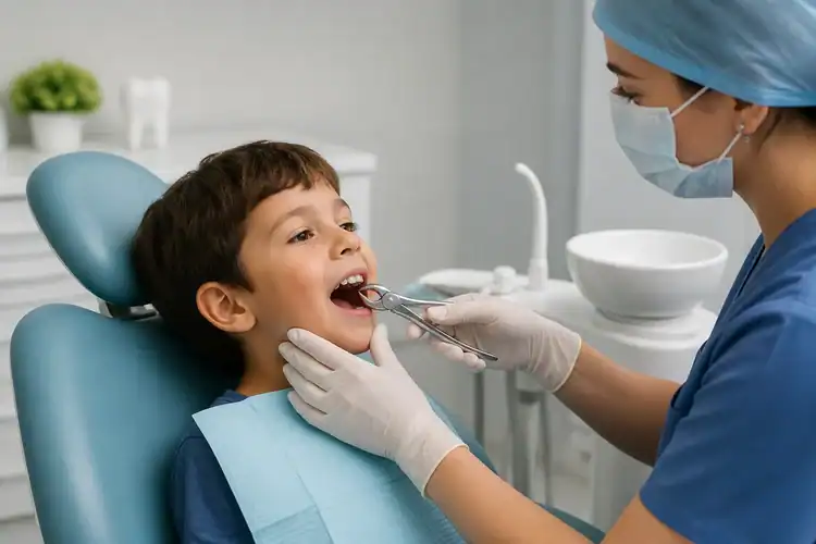 when is tooth extraction in children needed
