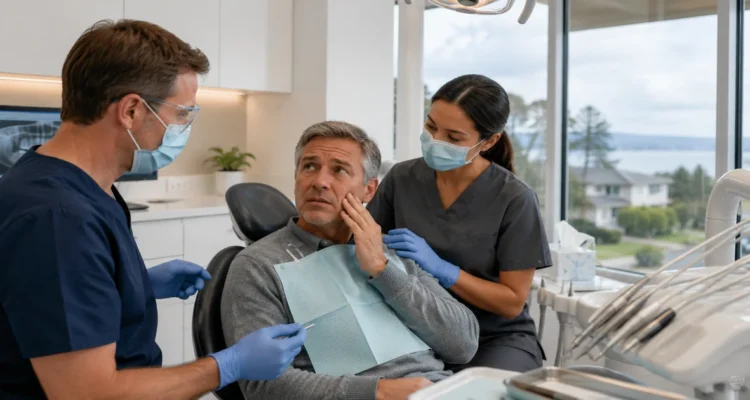 a picture representing dental emergencies
