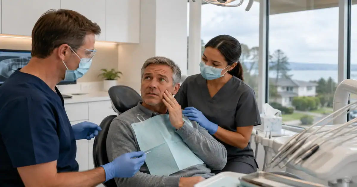 a picture representing dental emergencies