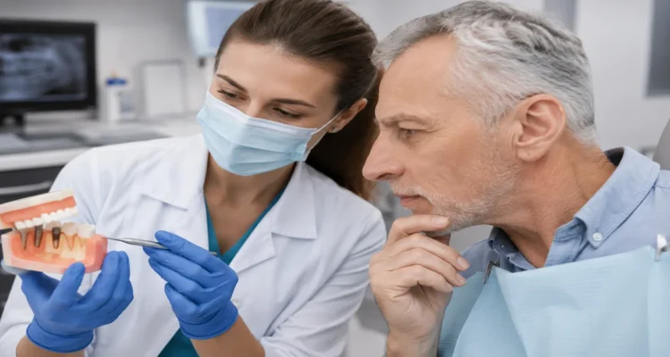 a picture about Signs You Need a Bridge Instead of a Denture